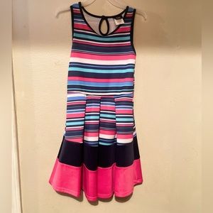 Multicolored Little Girls Dress